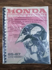 85-87 Honda ATC 250sx Service Shop Repair Manual COMB BOUND