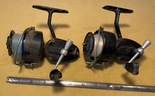 Qty 2 Garcia Mitchell 300 Vintage Spinning Fishing Reels Parts Or Repair