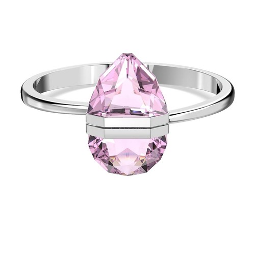 Pink‎ Cuff Bracelet Watch with Silver Tone Accents and Unique Pattern Women\'s Pink Cuff Bracelet Watch with Silver Tone Accents and Unique  main image 3