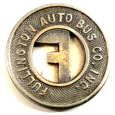 Clearfield Pennsylvania Fullington Auto Bus Co. Inc. One Fare Token