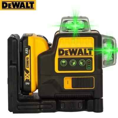 DeWalt DW089LG 12V Green Line 3 x 360 Laser Level Laser + Battery + Charger