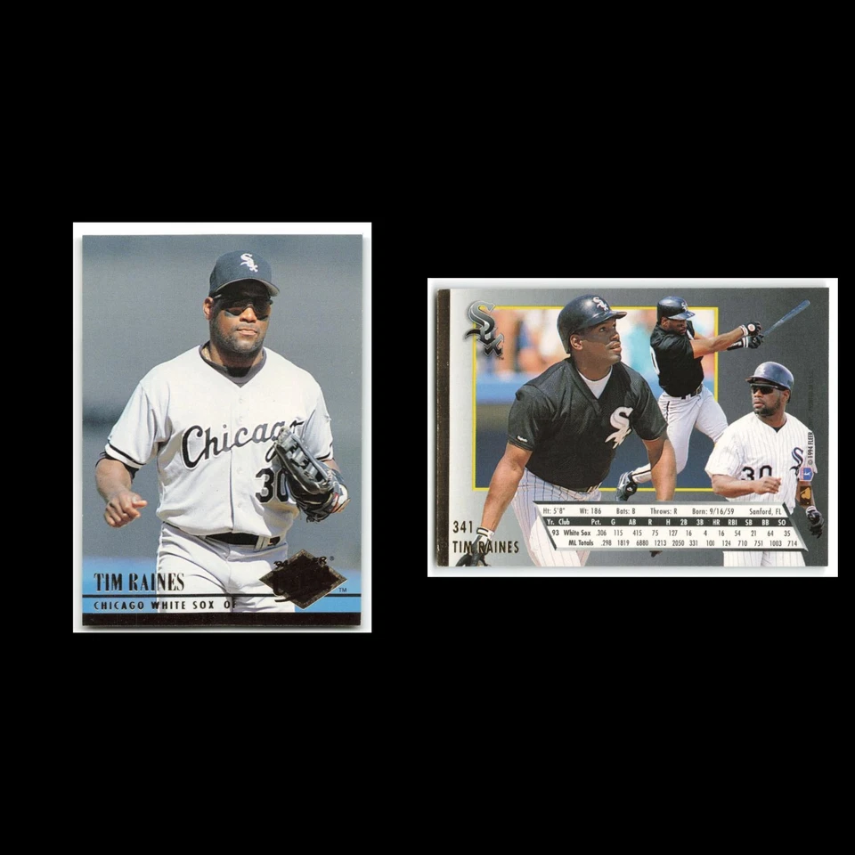 Tim Raines #341 1994 Fleer Ultra Chicago White Sox Baseball Card MLB NM - Image 3 of 3