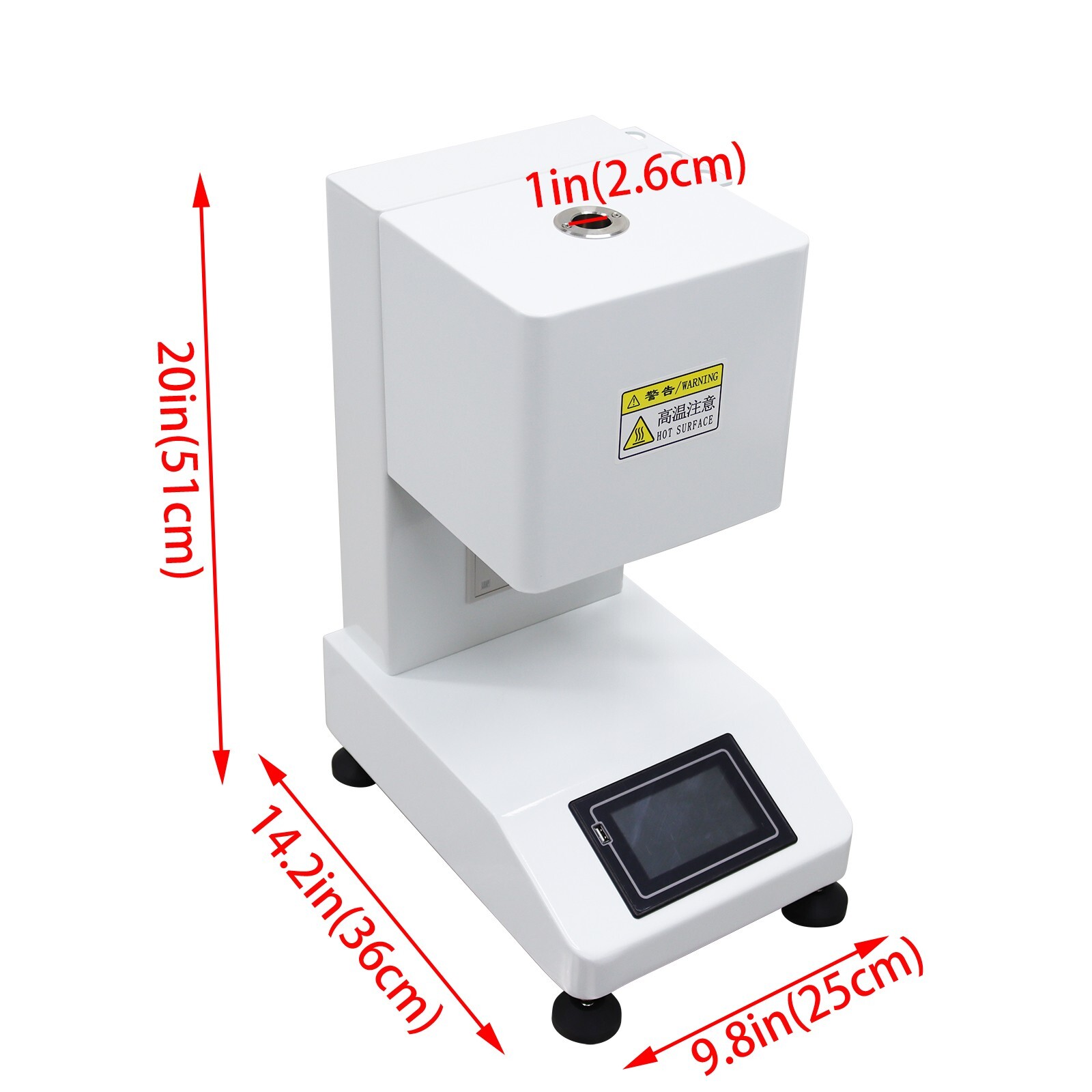Lab Automatic Melt Index Meter Melt Flow Rate Testing Machine Touch Screen 110V