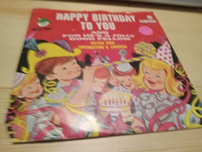 ''Happy Birthday to You/For He's a Jolly Good Fellow'' 45rpm Peter Pan Records