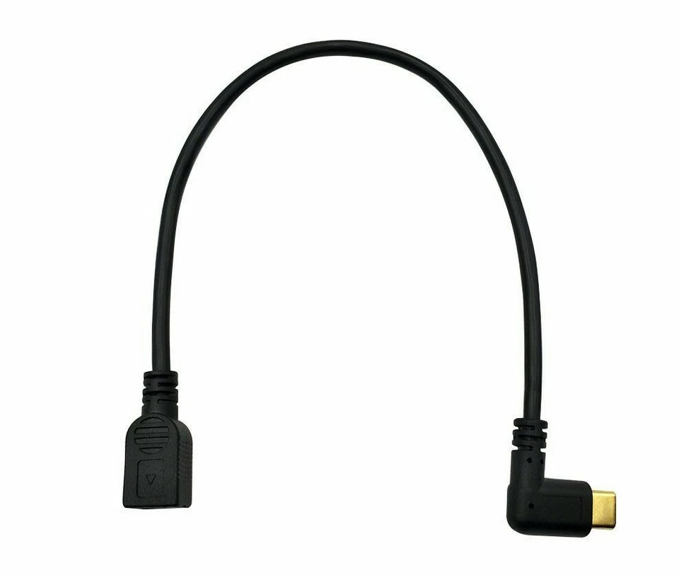 USB Type C Male to Mini USB Female Data Extension Cable - 25cm - Image 4 of 4