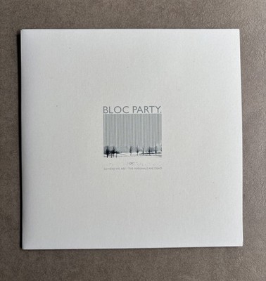 BLOC PARTY So Here We Are/The Marshals Are Dead 7'' Black Vinyl Single MINT