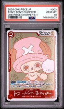 2026 ONE PIECE JAPANESE PROMOS ONE PIECE CHOPPER'S 1 TONY TONY CHOPPER PSA 10