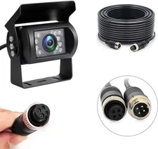 Bus Truck Vehicle Backup Cameras with 10M Car Video Extension Cable 4-Pin Avi...