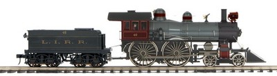 O Scale Premier Long Island 4-4-0 American Steam Engine w/Proto-Sound 3.0