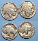 ONE CENT START 1917 AND 19 BUFFALO NICKELS TOUGH TEEN DATES #111-13