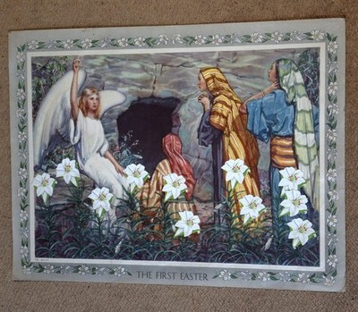 1939 Whitmore & Smith Sunday School Illustration The First Easter Number 79