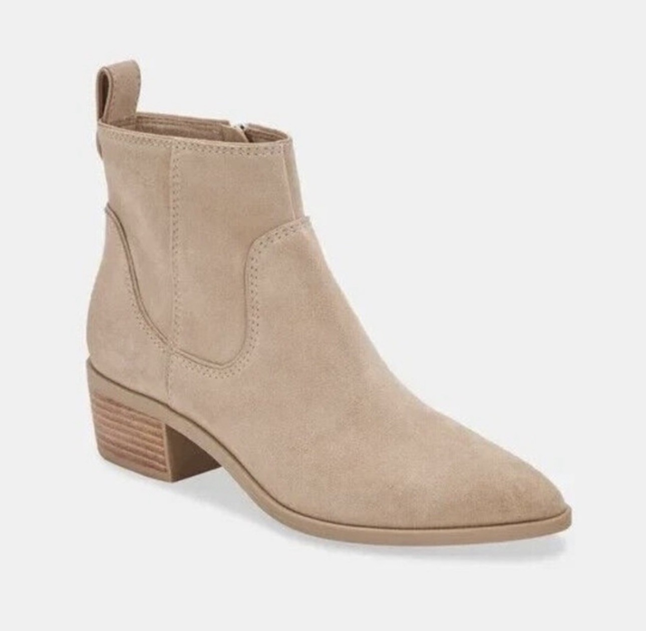 Dolce Vita Able Chelsea Booties Dune Suede New Size 8.5