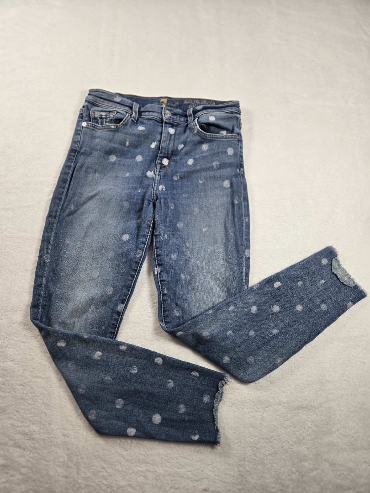 7 For All Mankind Jean Women Size 29 High Waist Ankle Skinny