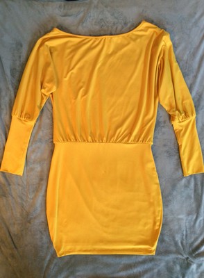 bebe yellow bodycon dress Bebe Bodycon dress