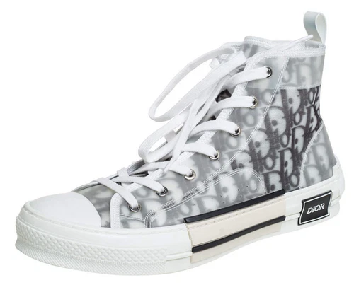 Baskets homme DIOR Christian Dior B23 gris fibre chimique taille 40 us 7