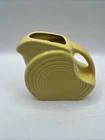 Fiestaware Mini Disk Pitcher Creamer 3.5” Yellow Marigold Ceramic