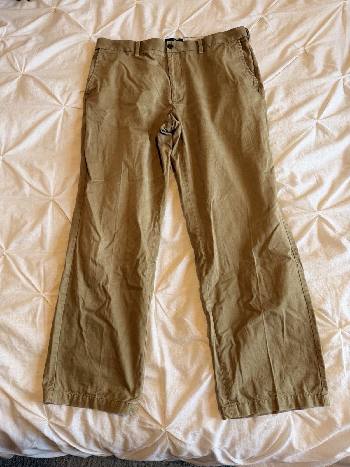 Men’s Marks & Spencer’s Blue Harbour Tobacco Chino Trousers W38 L31 USED