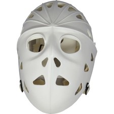 Mylec Adult Street Hockey Goalie Mask - High-Impact - Large, White