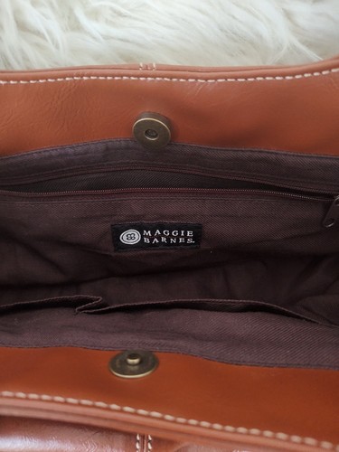 Lovely Brown Faux Leather Maggie Barnes Purse - Picture 8 of 13