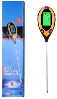 4 in 1 PH Tester Soil Water Moisture Light Test Meter for Garden Plant Seeding