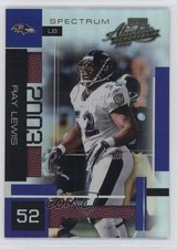 2003 Playoff Absolute Memorabilia Spectrum 81/150 Ray Lewis #2 HOF 0rd2