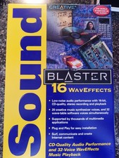 CREATIVE Sound Blaster 16 WavEffects CT4170 ISA Sound Card Vintage Brand New 