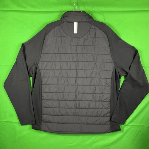 New Rhoback Mens Fulton Hybrid Jacket Size L  Black image 2