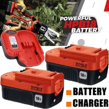 2Pack 18V for Black & Decker HPB18 18Volt Battery / Charger HPB18-OPE 244760-00