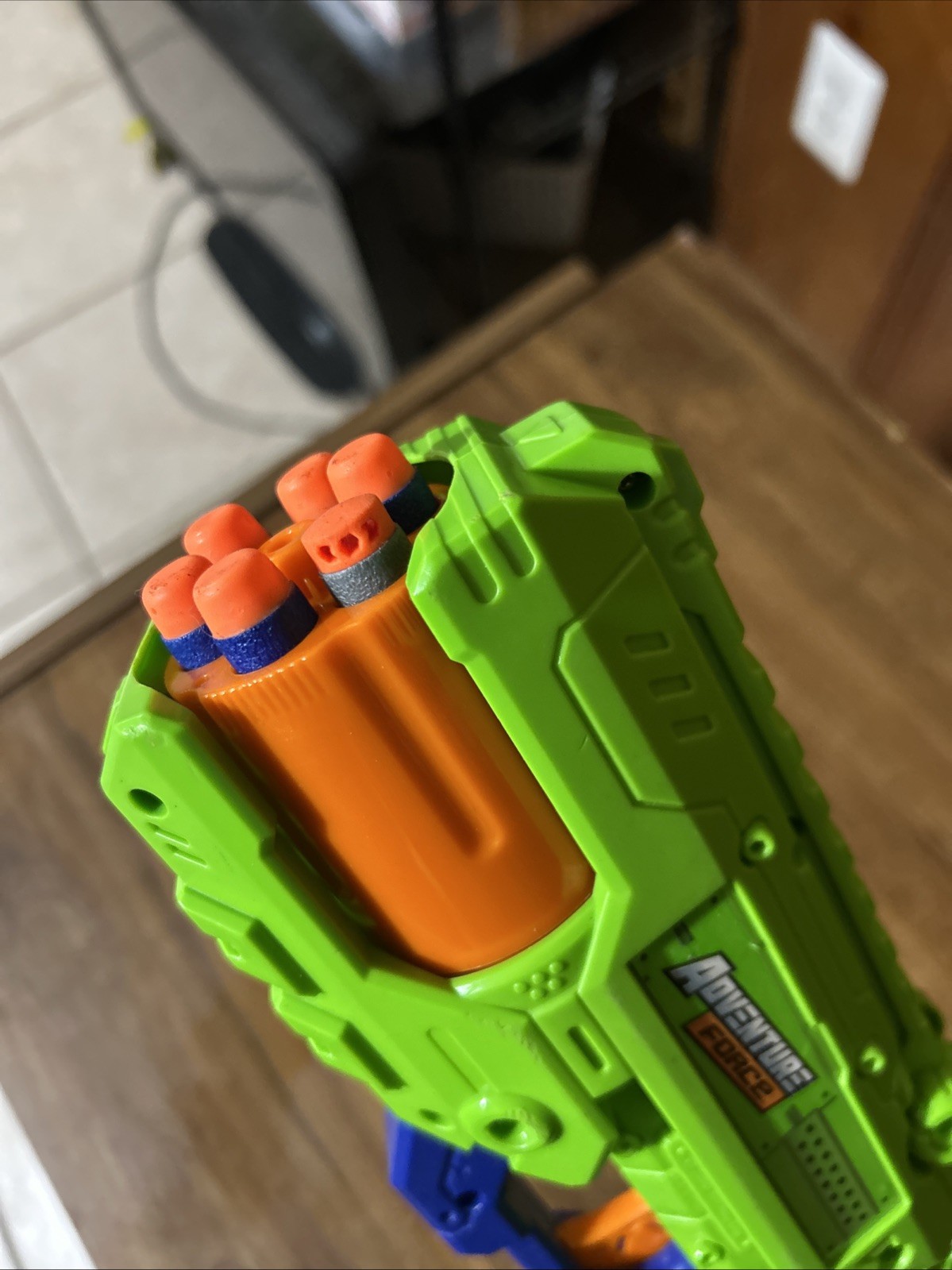 TESTED! ADVENTURE FORCE DESTROYER FOAM DART BLASTER 6 SHOT GUN SHOOTS TO 90 FT