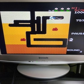 [Ultra Rare] Dig Dug Re-release Famicom Software