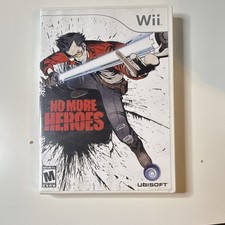 Ubisoft No More Heroes Nintendo Wii Complete w/ Manual M Rated NTSC-U/C 2008