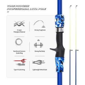 Friendly Telescopic Fishing Rod 165cm Ideal for Learning Fishing Basics