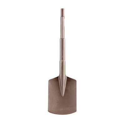 Milwaukee Clay Spade Chisel 4 1/2in Blade 3/4in Hex Spline Shank 16 3/4in Long
