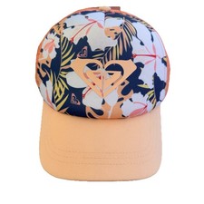 NWT Roxy Girl's Sweet Emotions Youth Trucker Hat Floral Beach Hawaiian
