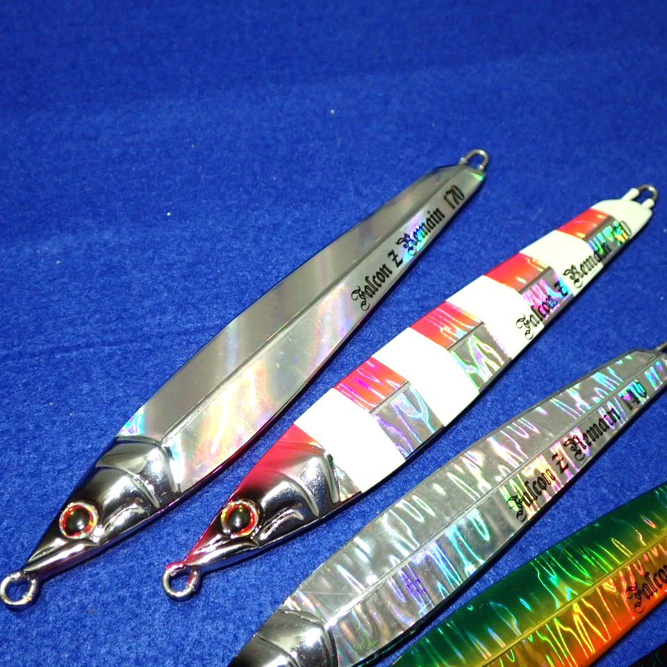 BLUING HEARTS Metal Jig FALCON Z REMAIN X5 JDM Fishing Lures Lot Made in Japan - Image 2