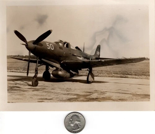 WW2 WWII USAAF US Army Air Force Military Press Photo Bell P-39 Airacobra Plane
