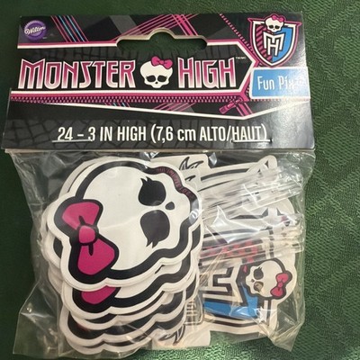 Wilton Fun Pix Monster High 1 Pack 24 Pieces New Cake Decorating Picks