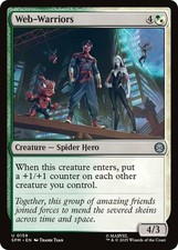 NM-Mint, English MTG Foil Web-Warriors - Foil Marvel's Spider-Man Magic the Gath