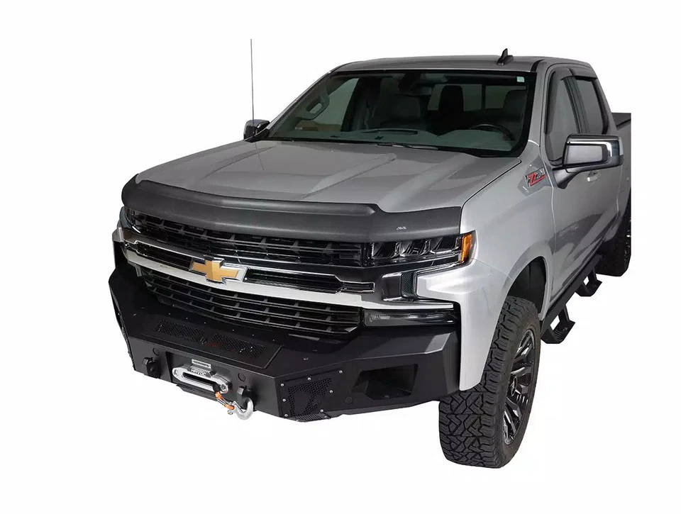 AVS AeroSkin II Bug Shield Fits 2011-2016 Ford F250, F350 Matte Black Foto 3 de 4