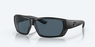 Costa Del Mar Sunglasses TUNA ALLEY Blackout / Gray POLARIZED 580P Plastic Lens