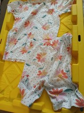 GIRLS CARTER'S SIZE 10 PAJAMA SET SUMMER SPRING FLOWERS