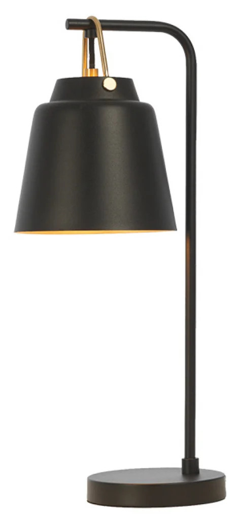 Table Light Black Clermont Oaks Lighting 2401/1 TL BK