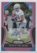 2019 Panini Prizm Rookies Pink Prizm Auto Travis Fulgham #359 Auto 1g4r