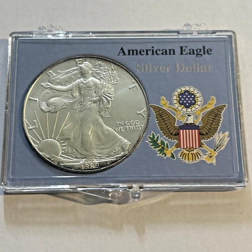 1999 American Eagle Dollar Uncirculated 1 oz .999 Silver