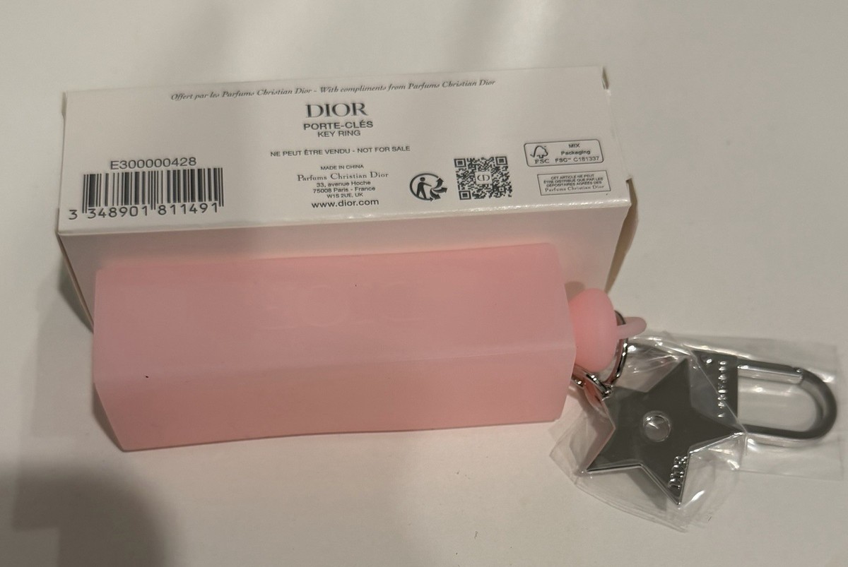 Dior Addict Lip Glow Oil Holder Keychain Pink Key Ring 2026 - New