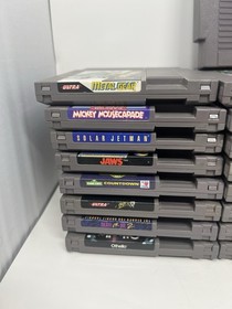 Huge NES 50 game lot, Mega man 2-3, Adult collection, Tested working!
