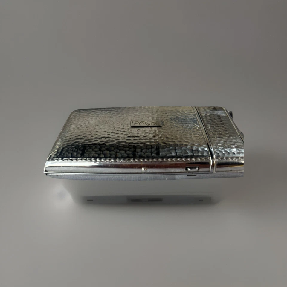 Antiguo/Vintage Evans Art Deco Encendedor Estuche de Cigarrillos Combo Tamaño de Bolsillo Foto 3 de 4