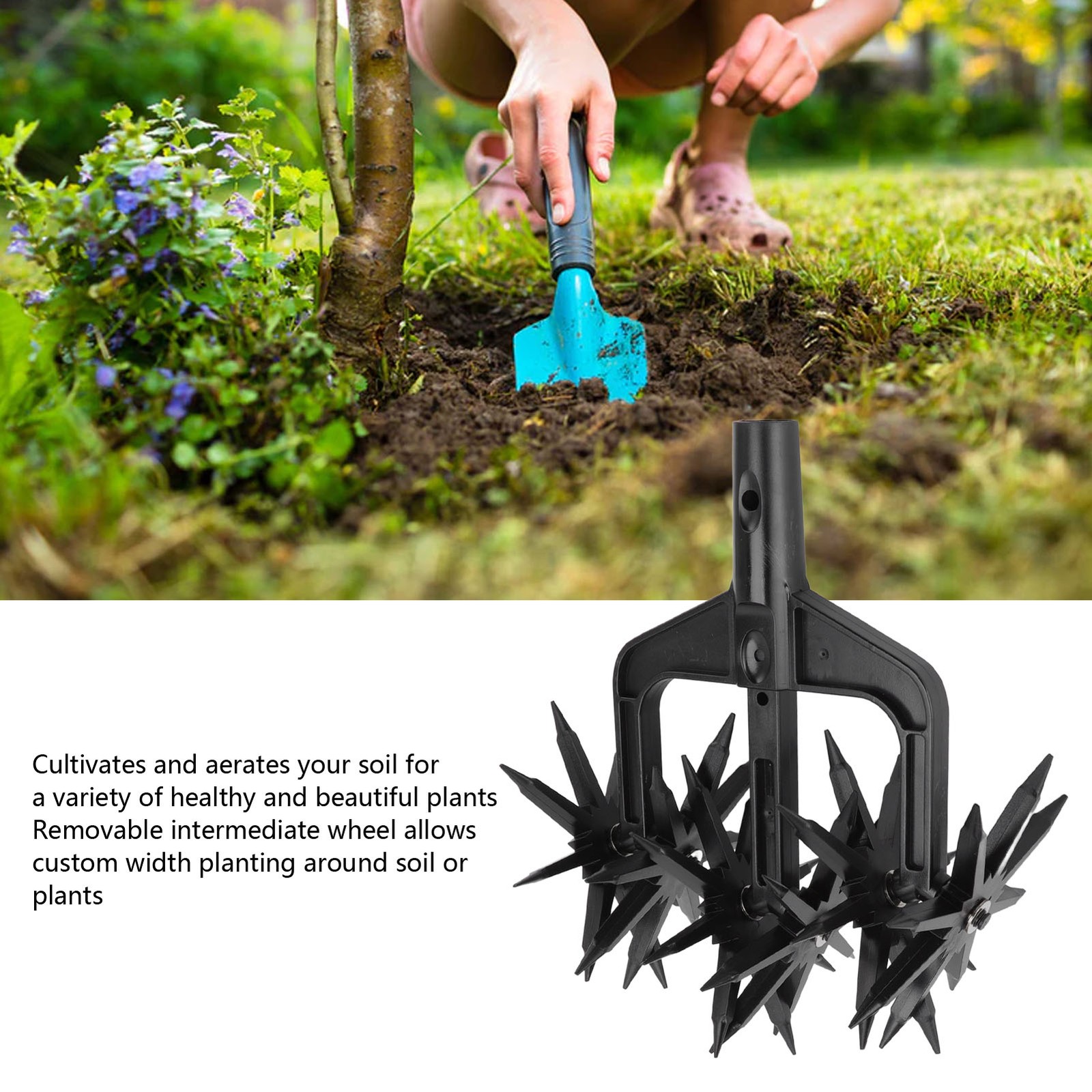 Garden Soil Scarifier Wear Resistant 2 In 1 Ventilated Scarifier Till BL