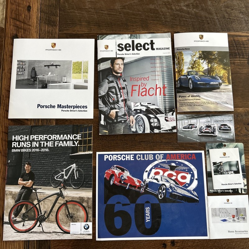 porsche brochure