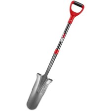 44in Drain Spade, Garden Digging Shovel for Trench Work
